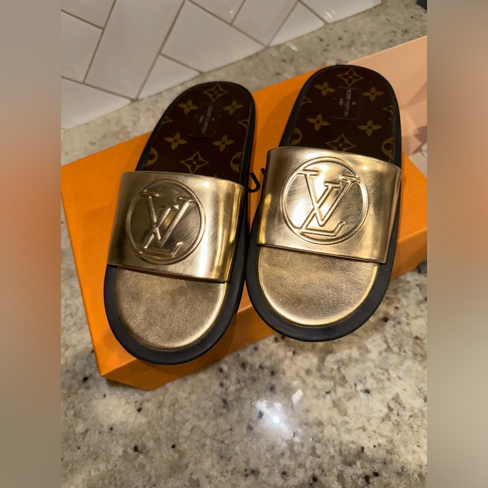 Louis Vuitton Monogram Mules